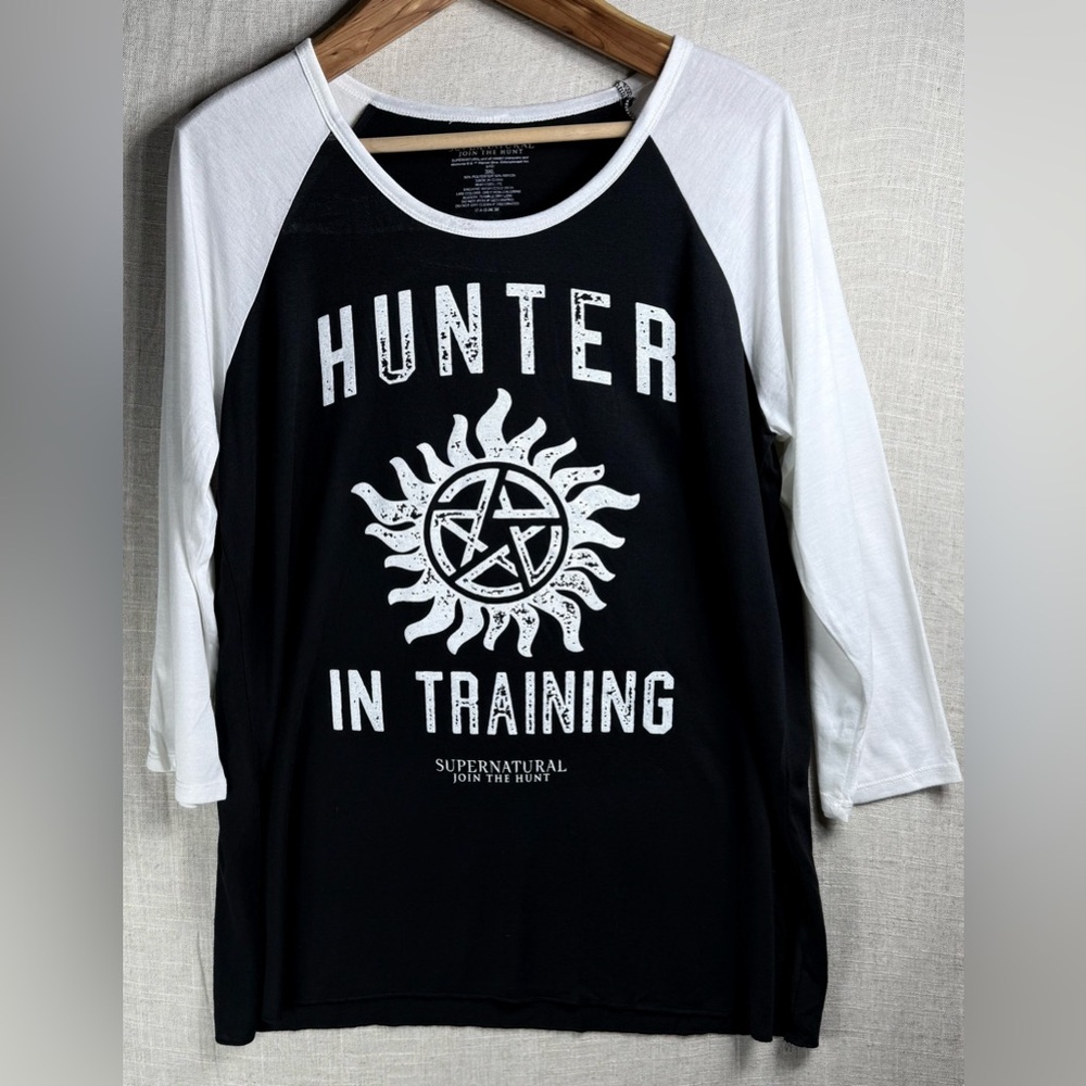 Supernatural "Hunter In Training" Raglan Tee